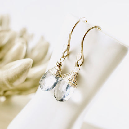 Blue Mystic Quartz Earrings