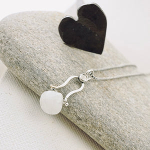 Petite Swings - Moonstone Drop Pendant (Sterling)